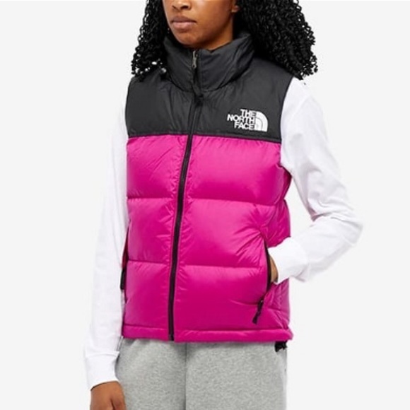 North Face Youth Puffy Pink Vest | xl - Picture 2 of 13